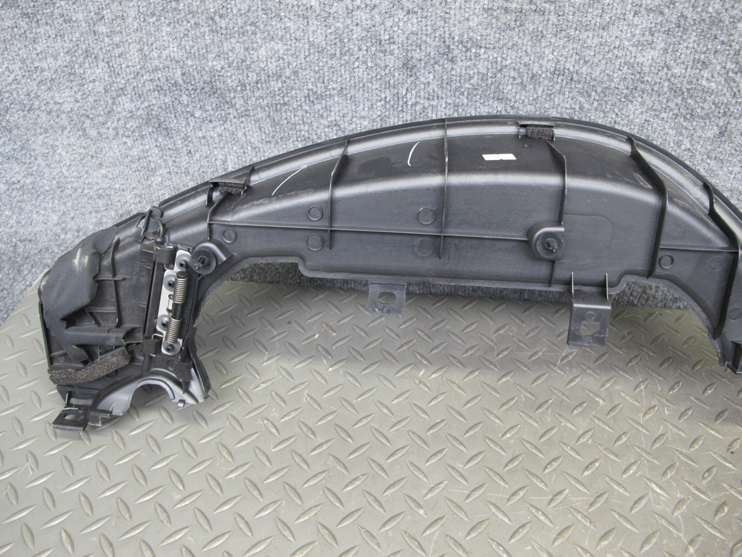 04-09 Nissan 350Z Z33 Convertible Rear Behind Seat Upper Trim Panel Black OEM