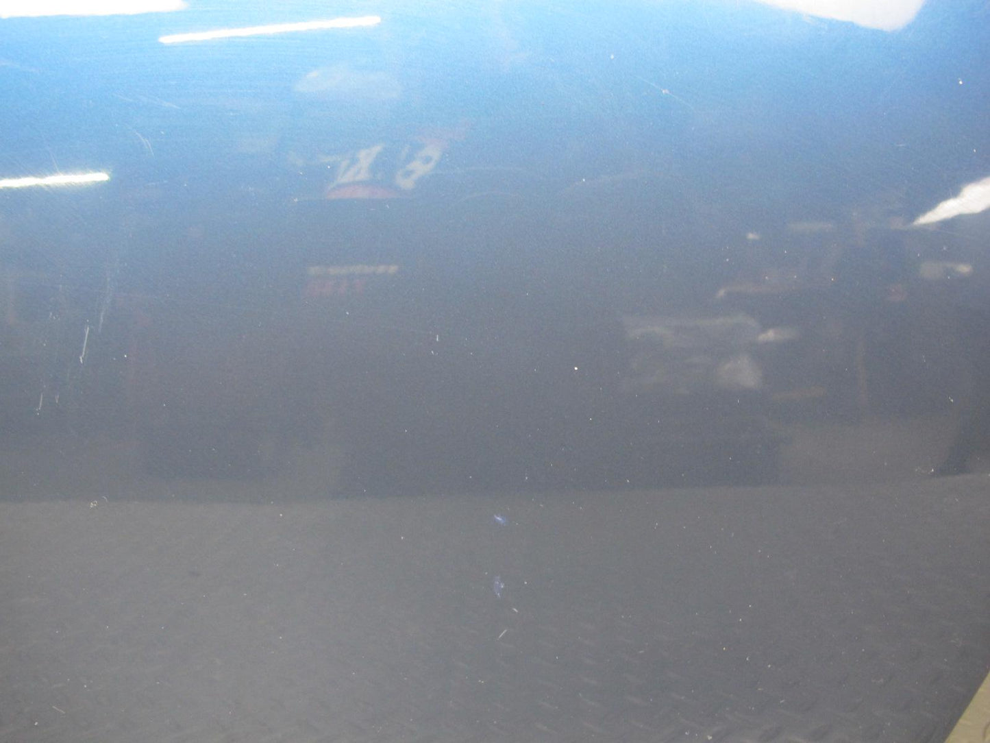 92-93 Nissan Z32 300ZX 2+2 Front Left Driver Door Shell Cover Panel Blue OEM