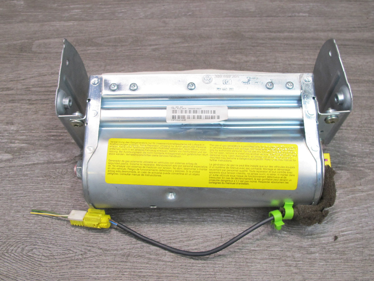 99-03 VW EUROVAN T4 MV FRONT RIGHT PASSENGER SIDE DASH SRS AIRBAG 7D1880200B OEM