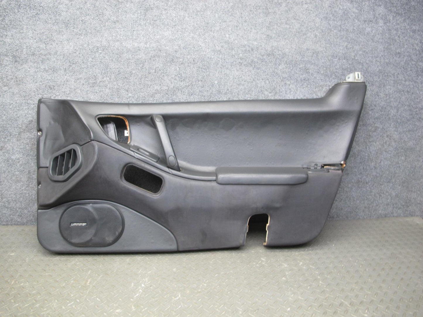 92-93 Nissan Z32 300ZX 2+2 Set of 2 Door Interior Trim Cover Panel Black OEM