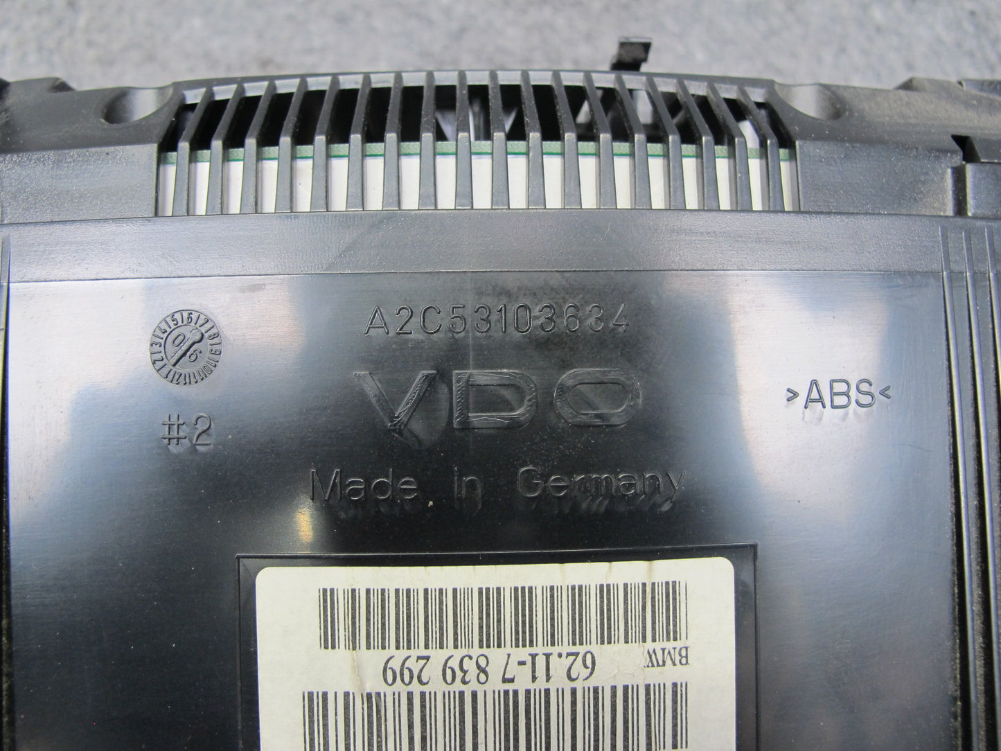 2006-2010 BMW E63 E64 M6 Instrument Cluster Gauge Speedometer 7839299