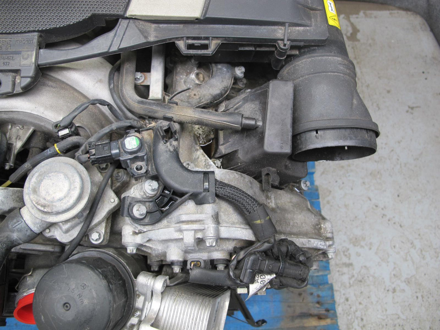 07-12 Mercedes R230 SL550 5.5L M273 273.965 V8 Complete Engine Motor 156k Miles