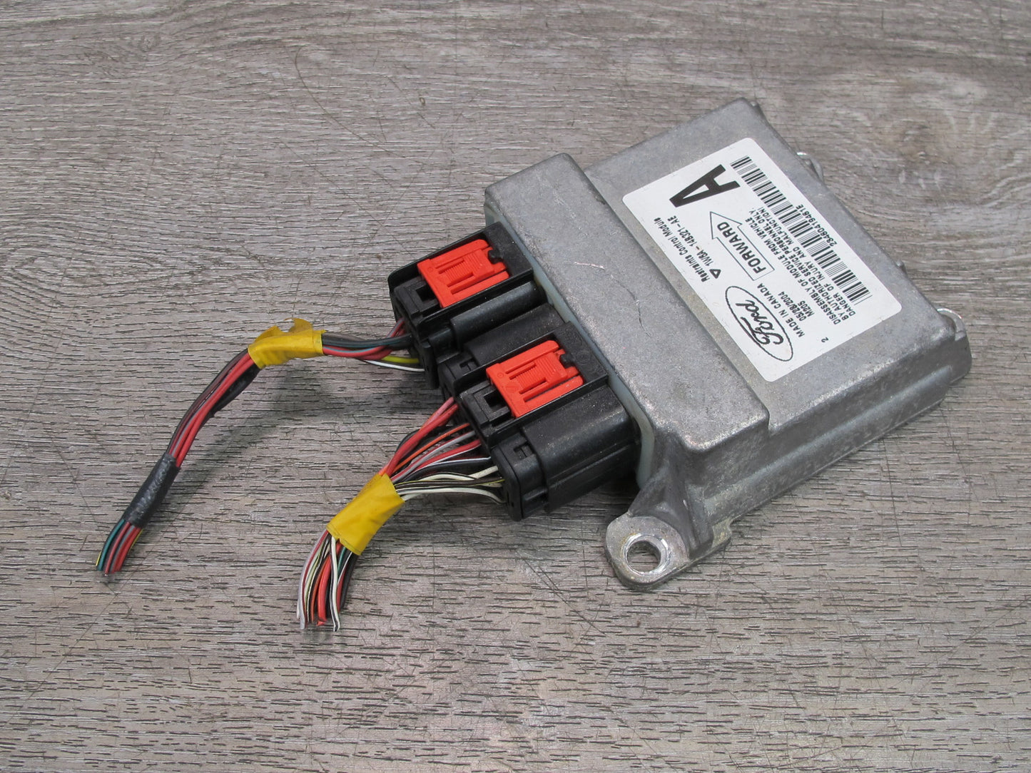 02-05 FORD THUNDERBIRD SRS AIRBAG CONTROL MODULE UNIT 1W6A14B321AE OEM
