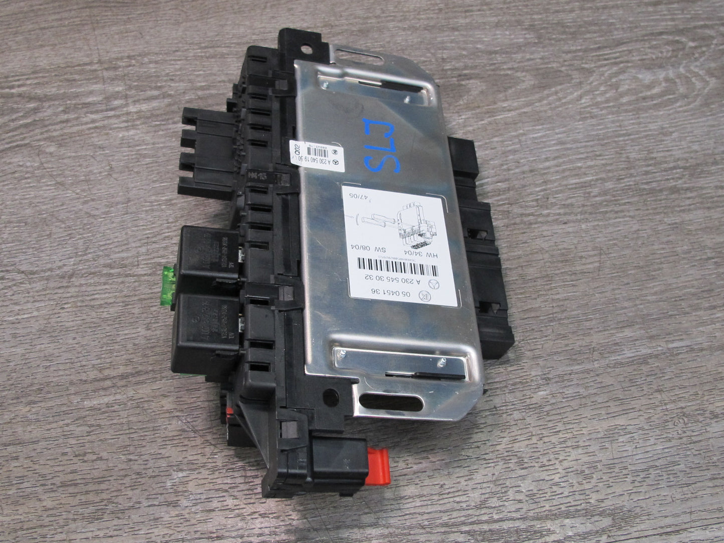 03-08 Mercedes R230 Rear SAM Fuse Relay Box Module 2305453032 OEM