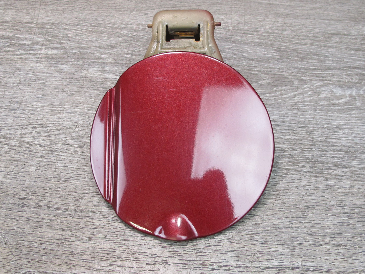 02-05 Ford Thunderbird Fuel Tank Filler Door Lid Cover Maroon OEM