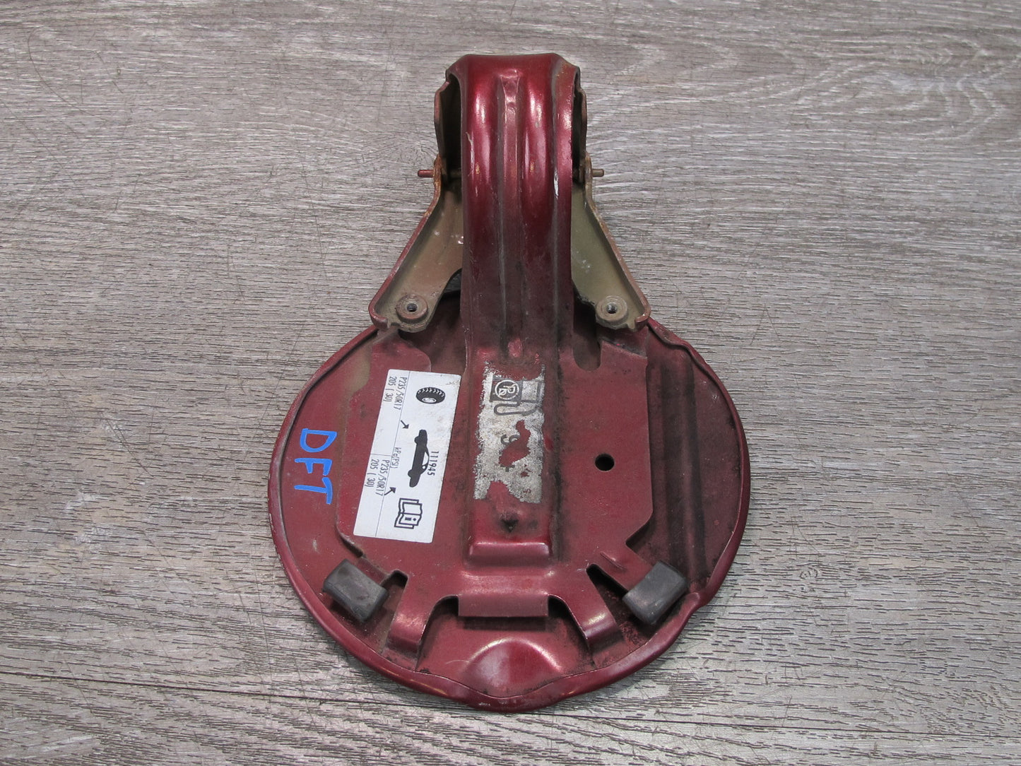 02-05 Ford Thunderbird Fuel Tank Filler Door Lid Cover Maroon OEM