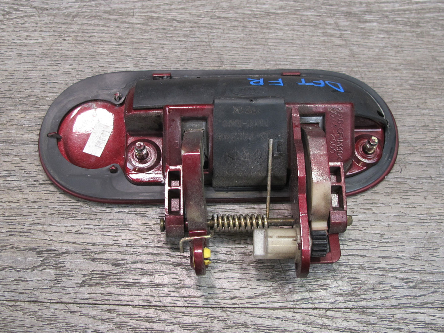 02-05 Ford Thunderbird Right Passenger Door Exterior Handle Maroon OEM