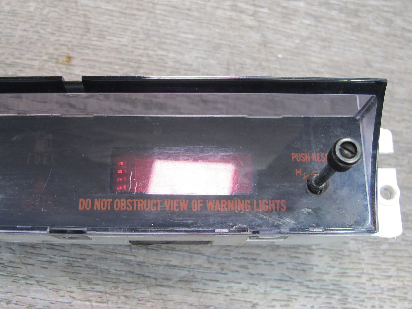 1988 Mazda RX7 FC3S Convertible Dash Clock Warning Light Cluster Display OEM