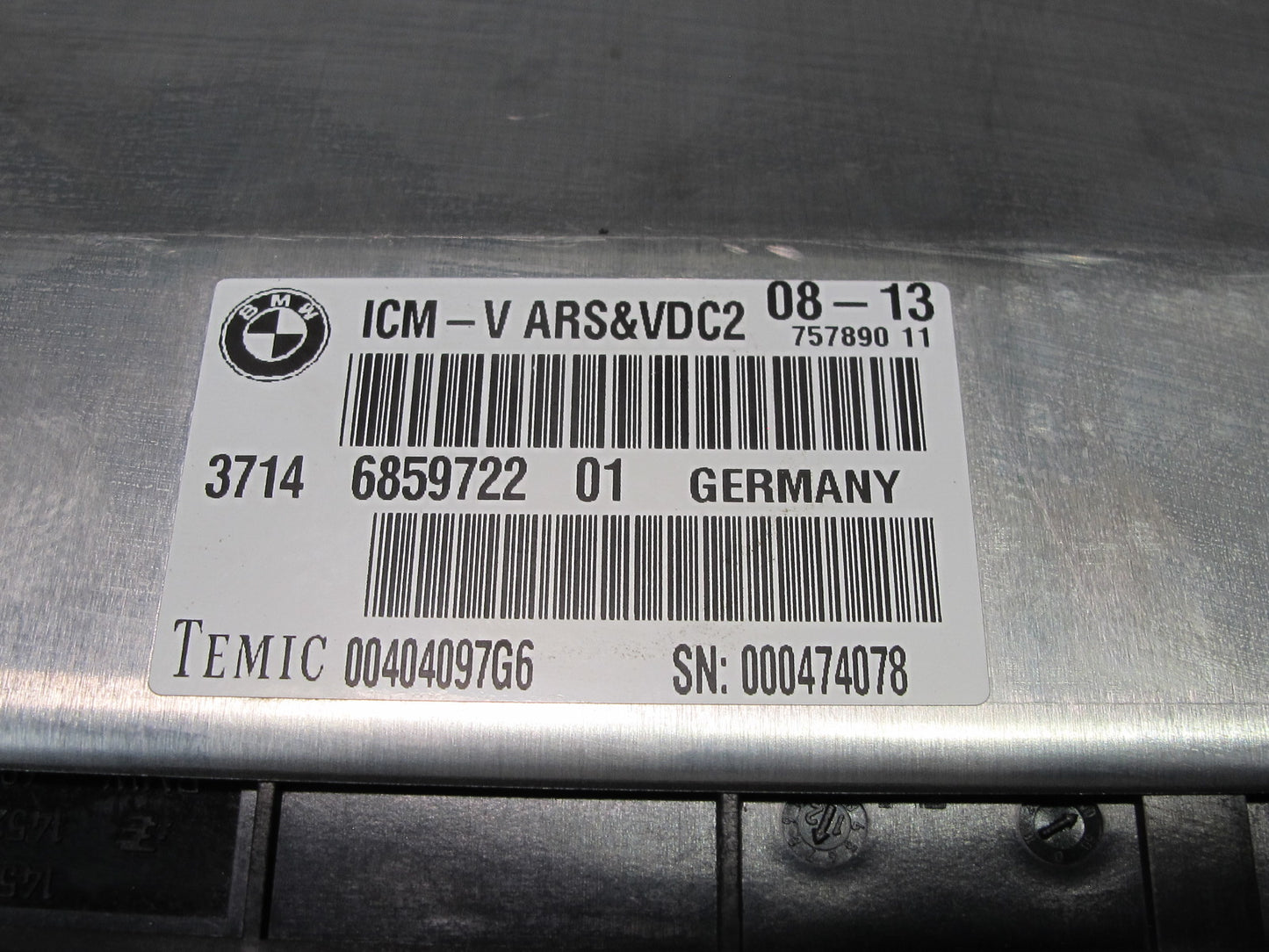11-16 BMW F07 F10 F11 5-SERIES VDC Suspension Control Module 6859722 OEM