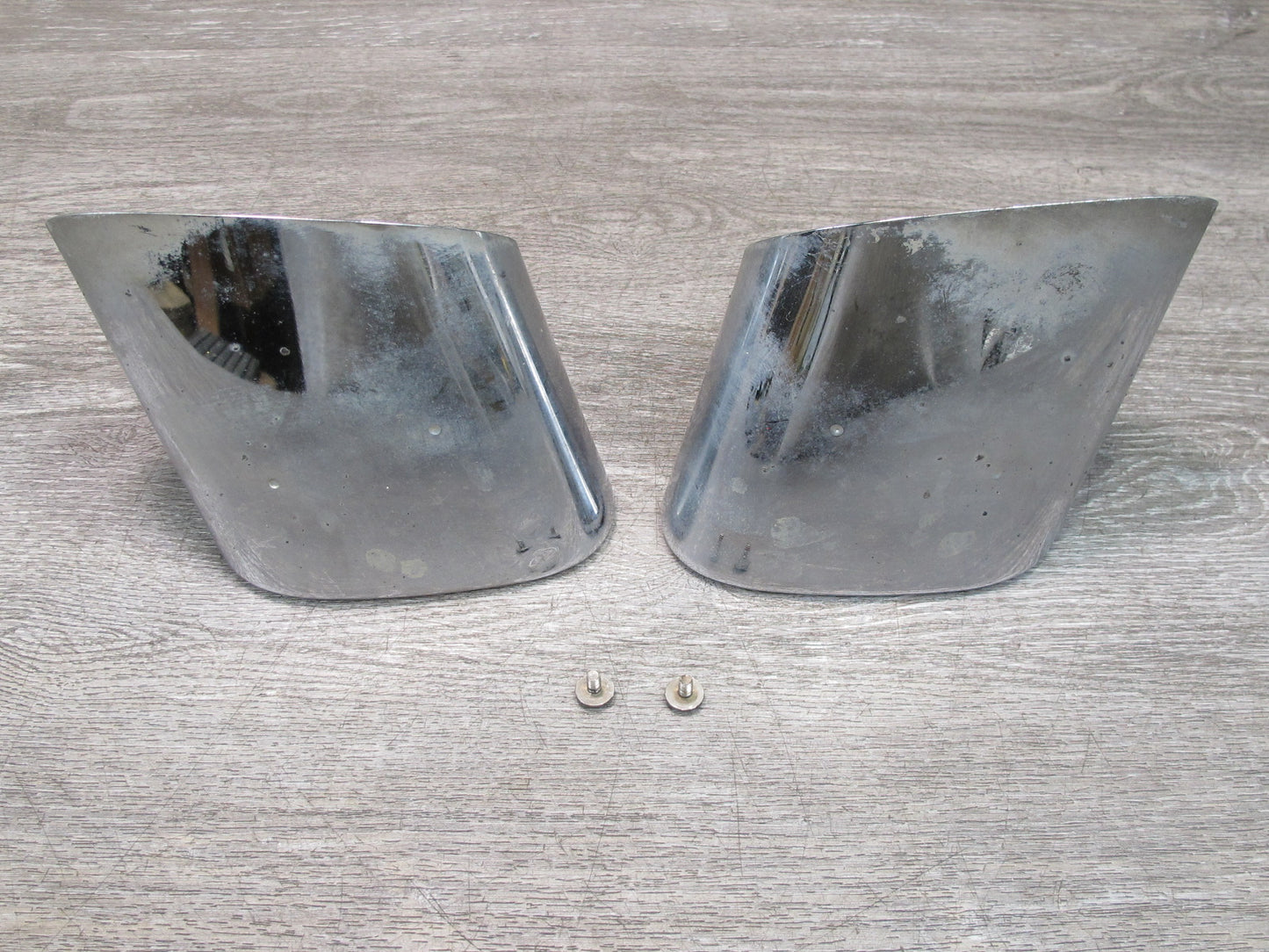 03-08 Mercedes R230 Set of 2 Rear Left & Right Exhaust Muffler Tip OEM