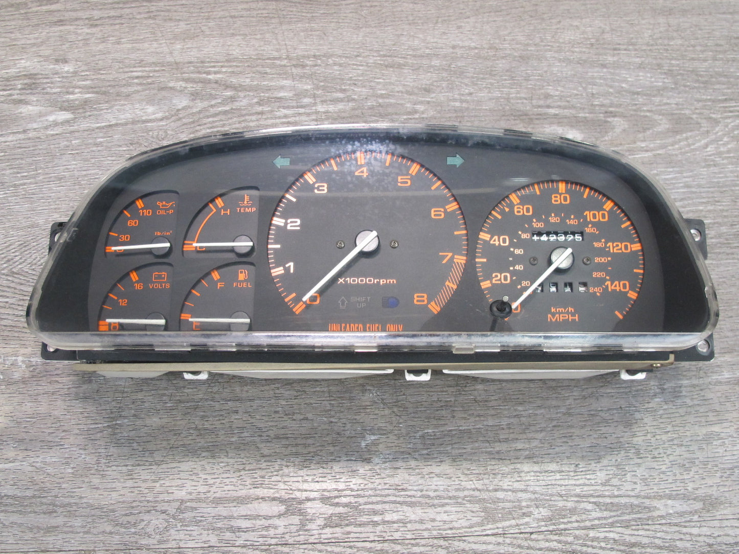 86-88 Mazda RX7 FC3S M/T NON Turbo Instrument Cluster Gauge Speedometer OEM