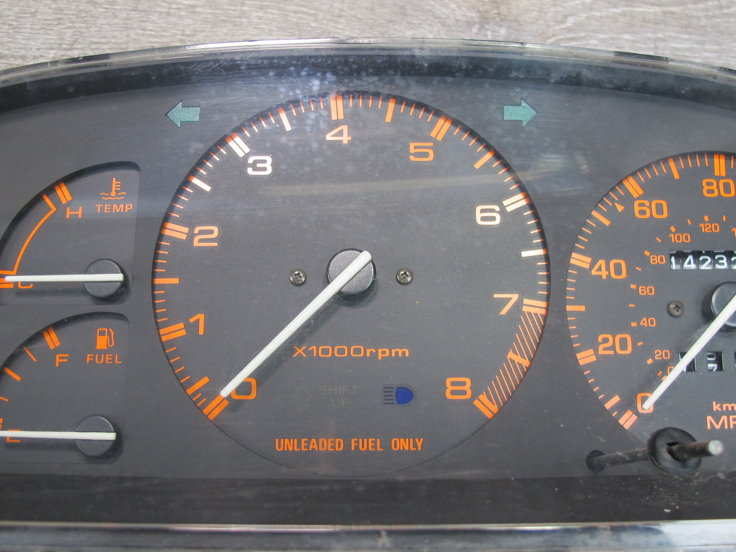 86-88 Mazda RX7 FC3S M/T NON Turbo Instrument Cluster Gauge Speedometer OEM
