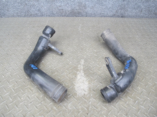 90-96 Nissan Z32 300ZX NA Left & Right Air Intake Resonator Duct Pipe Set OEM