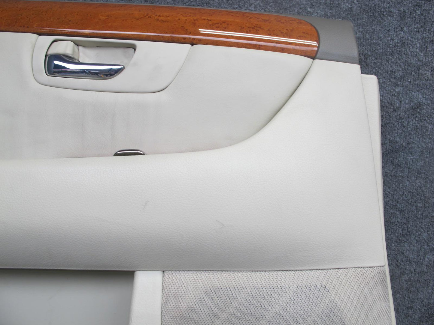 01-03 Lexus LS430 Rear Left & Right Door Interior Trim Cover Panel Ecru Set OEM