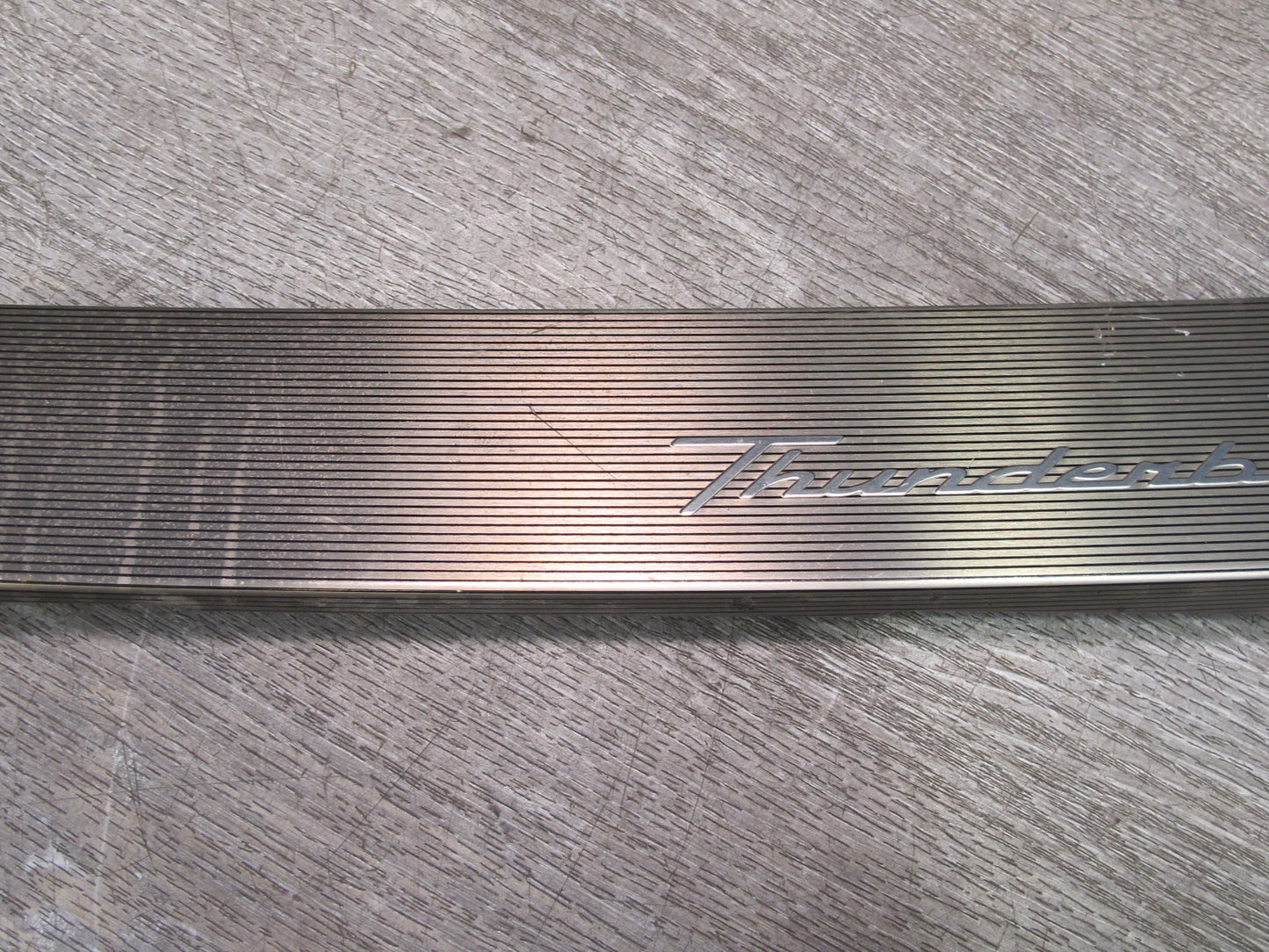 02-05 Ford Thunderbird Dash Front Right Bronze Trim Bezel Cover Panel 4B88-CA