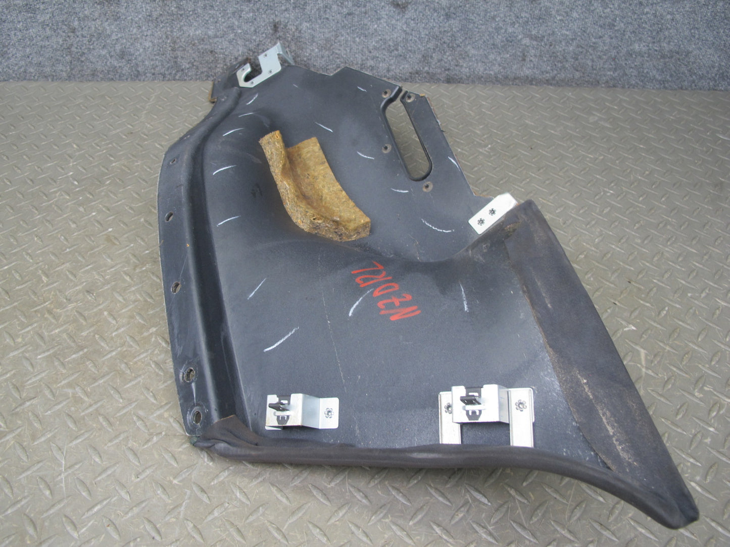 92-93 Nissan Z32 300ZX 2+2 Rear Left Quarter Lower Trim Cover Panel Black OEM