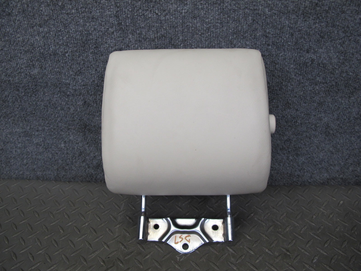 01-03 Lexus LS430 UCF30L Rear Left Right Center Leather Ecru Headrest Set OEM