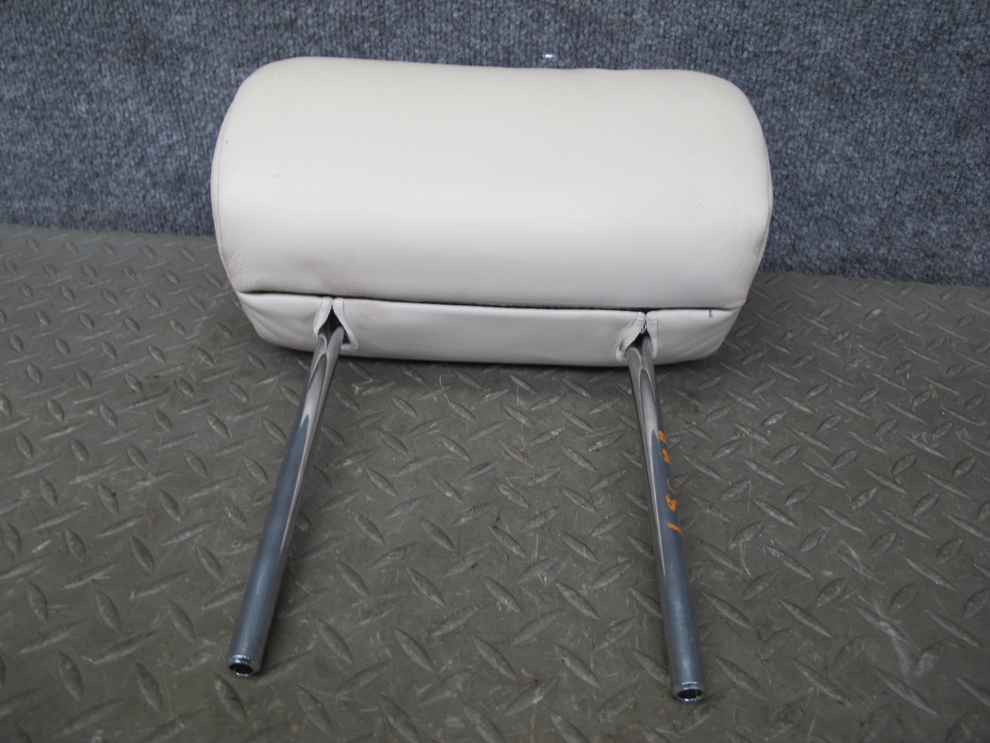 01-03 Lexus LS430 UCF30L Rear Left Right Center Leather Ecru Headrest Set OEM