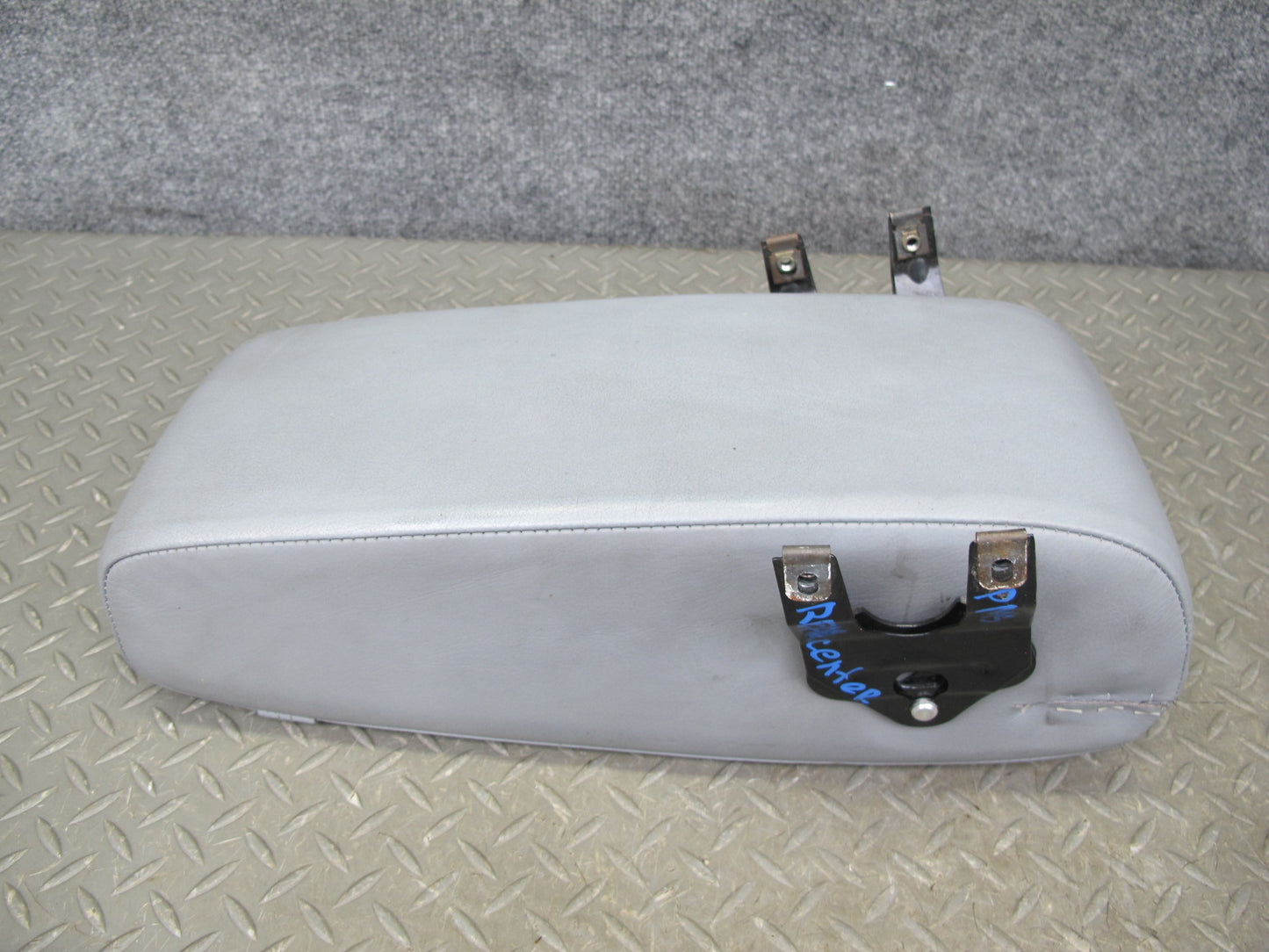 86-91 Mercedes C126 560SEC Coupe Rear Seat Leather Armrest OEM