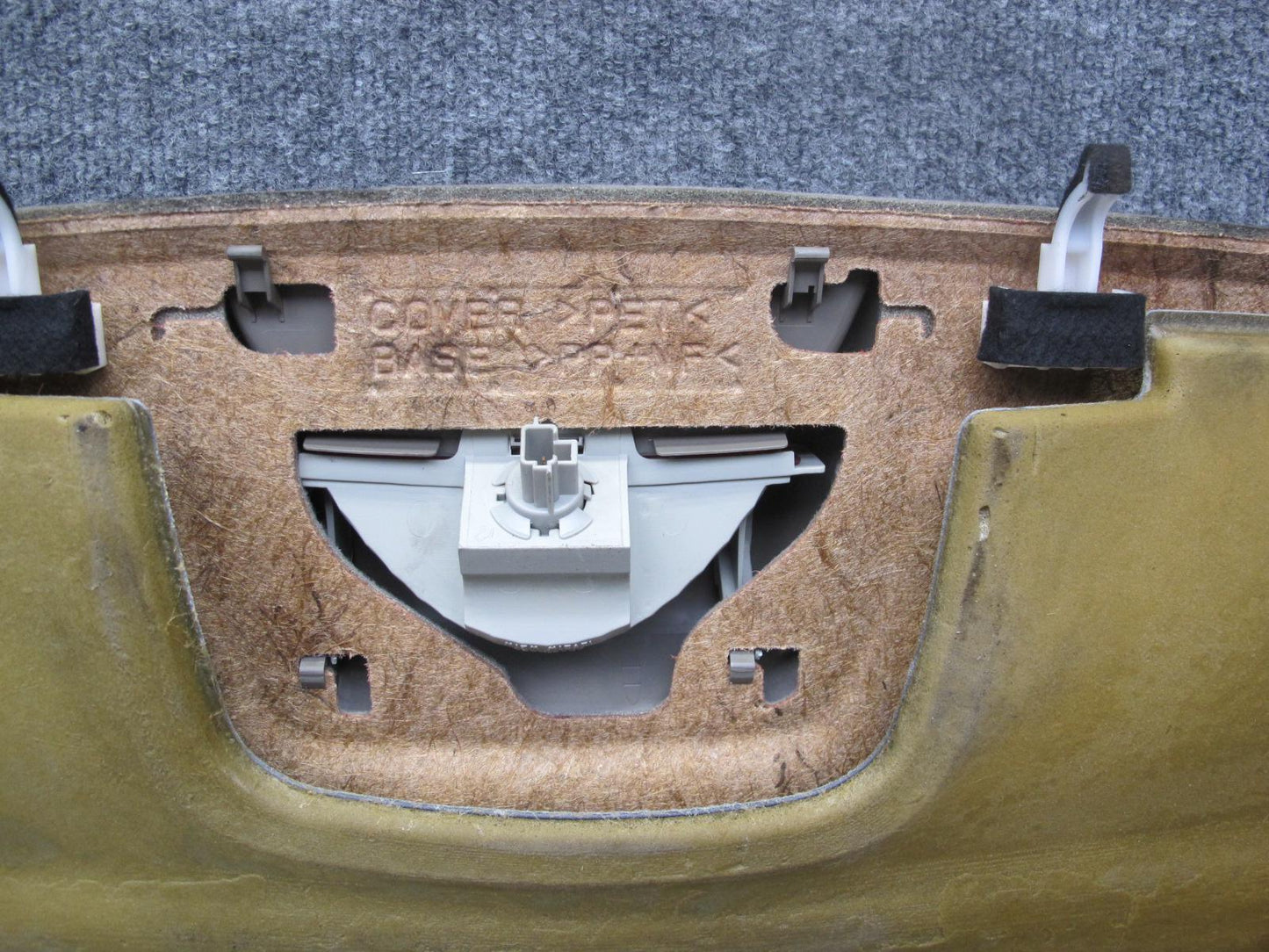 01-06 Lexus LS430 UCF30L Rear Parcel Shelf Panel Third Brake Light Brown OEM