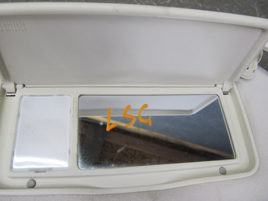 01-06 Lexus LS430 UCF30L Set of 2 Front Left & Right Sun Visor Ecru OEM