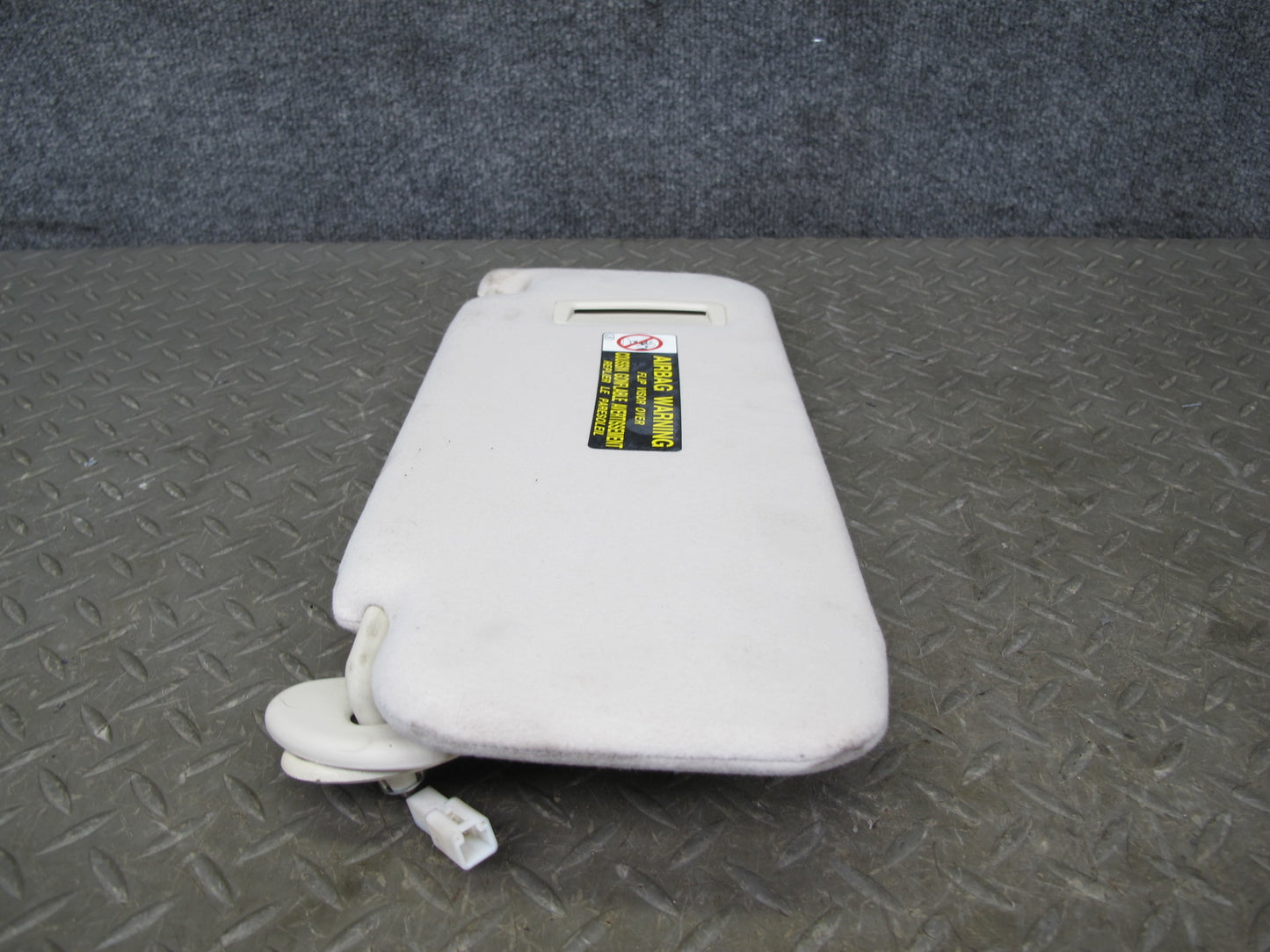 01-06 Lexus LS430 UCF30L Set of 2 Front Left & Right Sun Visor Ecru OEM