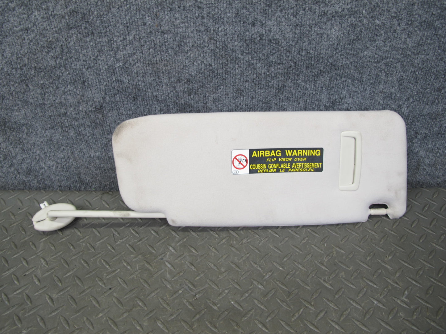 01-06 Lexus LS430 UCF30L Set of 2 Front Left & Right Sun Visor Ecru OEM