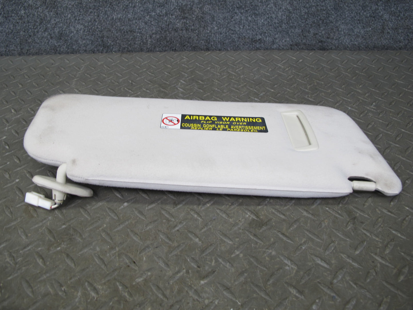 01-06 Lexus LS430 UCF30L Set of 2 Front Left & Right Sun Visor Ecru OEM