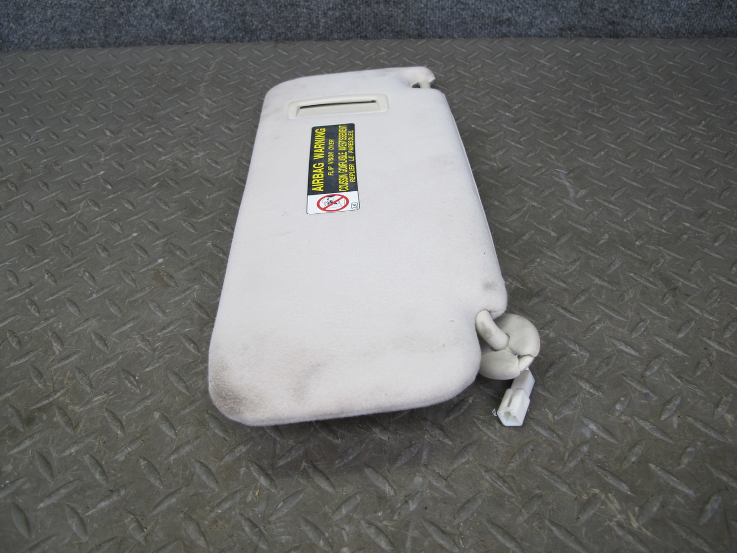 01-06 Lexus LS430 UCF30L Set of 2 Front Left & Right Sun Visor Ecru OEM