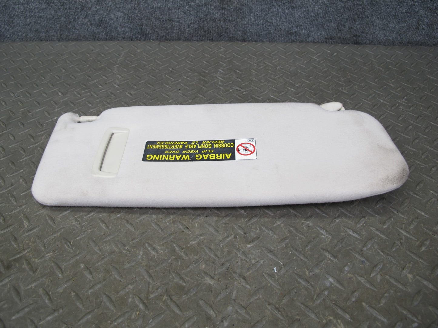 01-06 Lexus LS430 UCF30L Set of 2 Front Left & Right Sun Visor Ecru OEM