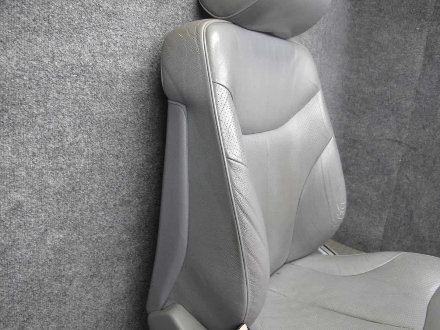 94-99 Mercedes W140 S-class Front & Rear Left & Right Leather Seat Set Gray OEM