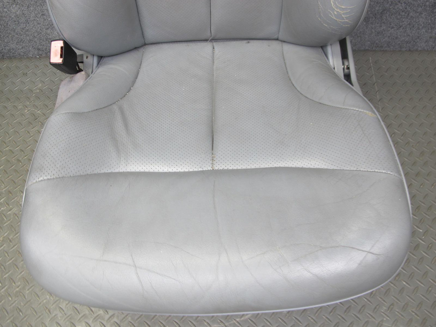94-99 Mercedes W140 S-class Front & Rear Left & Right Leather Seat Set Gray OEM