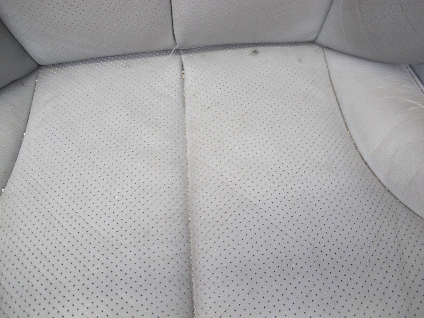 94-99 Mercedes W140 S-class Front & Rear Left & Right Leather Seat Set Gray OEM