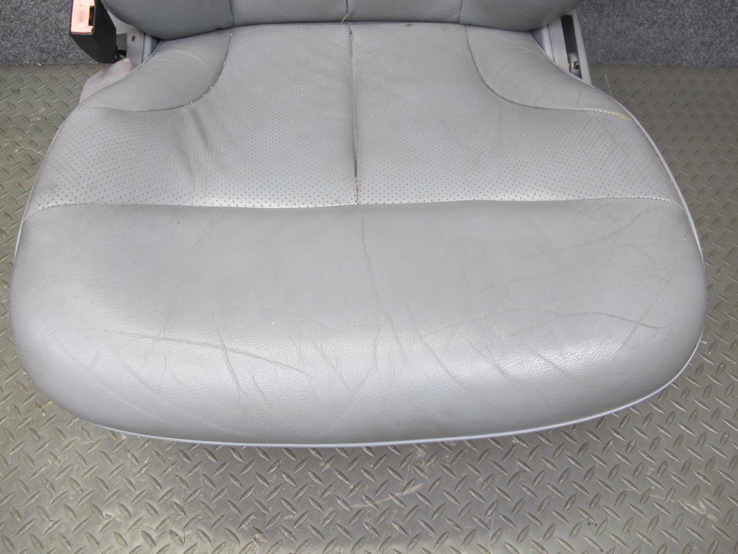 94-99 Mercedes W140 S-class Front & Rear Left & Right Leather Seat Set Gray OEM