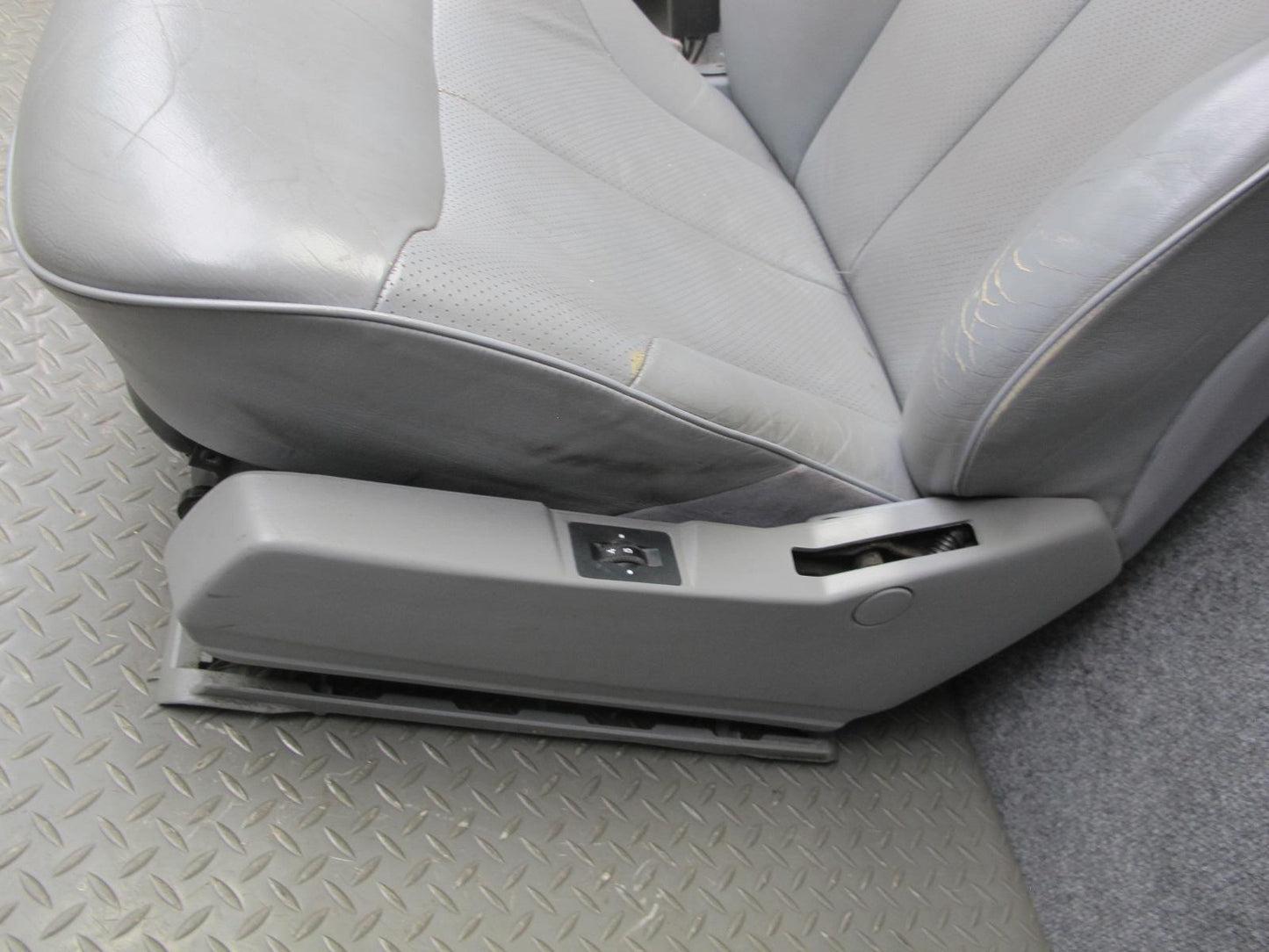 94-99 Mercedes W140 S-class Front & Rear Left & Right Leather Seat Set Gray OEM