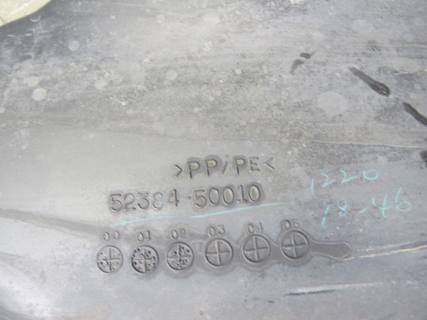 01-06 Lexus LS430 UCF30L Set of 2 Rear Differential Shield Trim Panel OEM