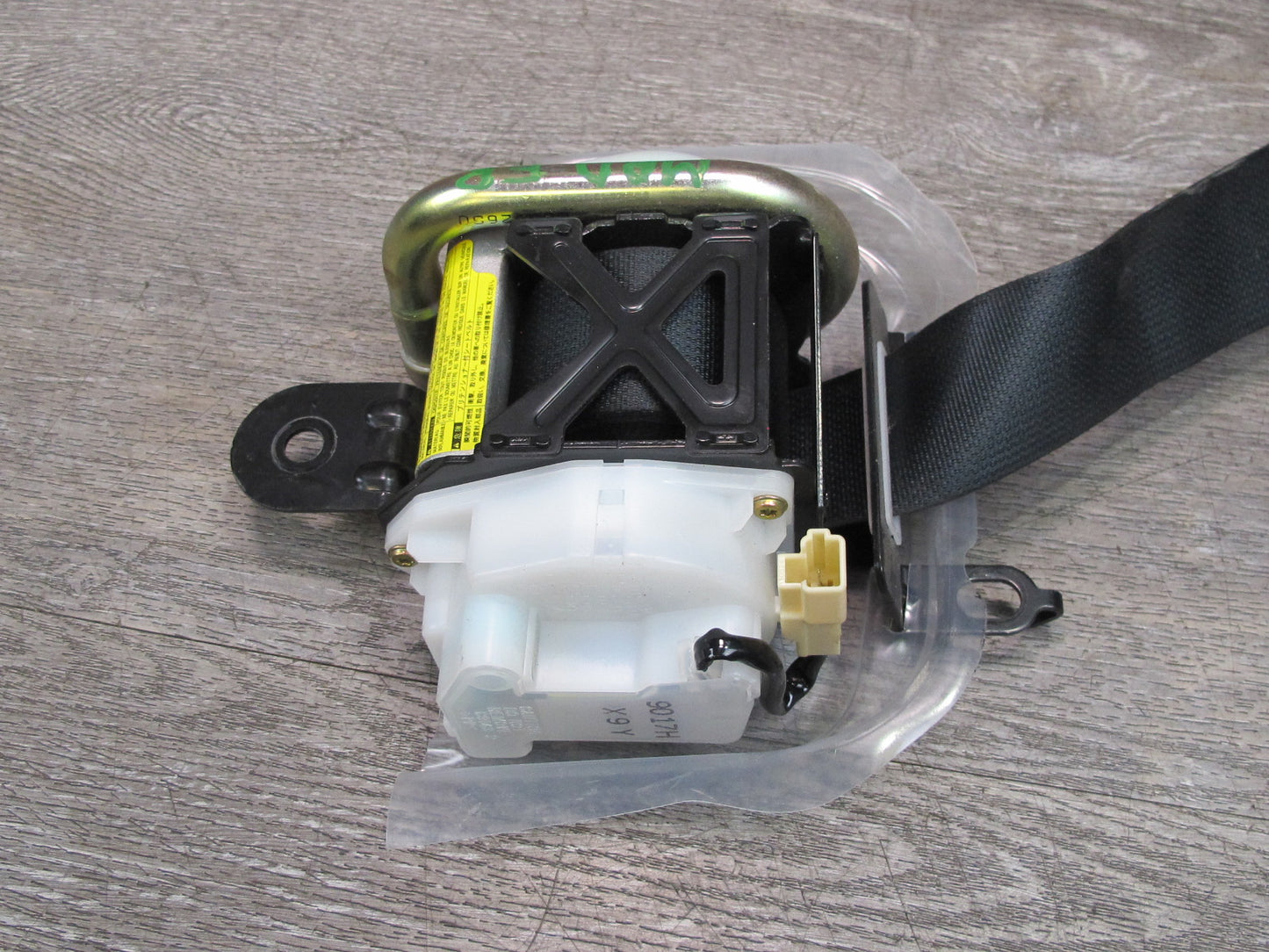 04-08 MAZDA RX8 FRONT RIGHT PASSENGER SIDE SEATBELT RETRACTOR OEM