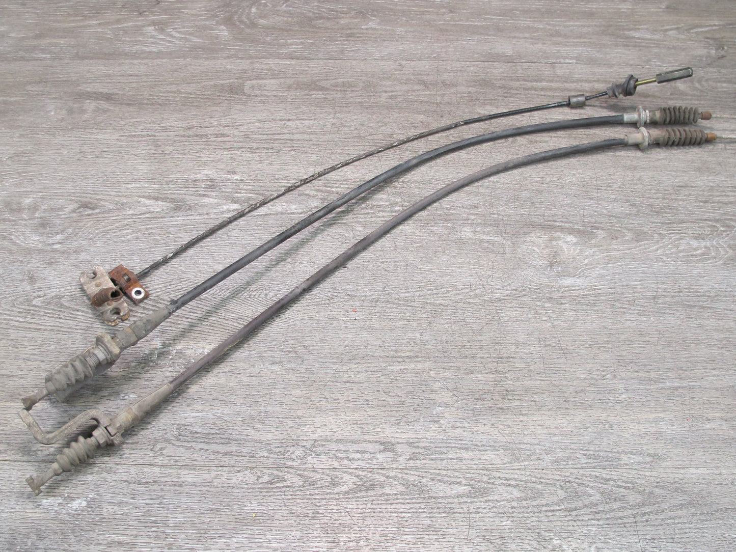 86-91 Mazda RX7 FC3S Rear Emergency Parking Brake Cable Set OEM