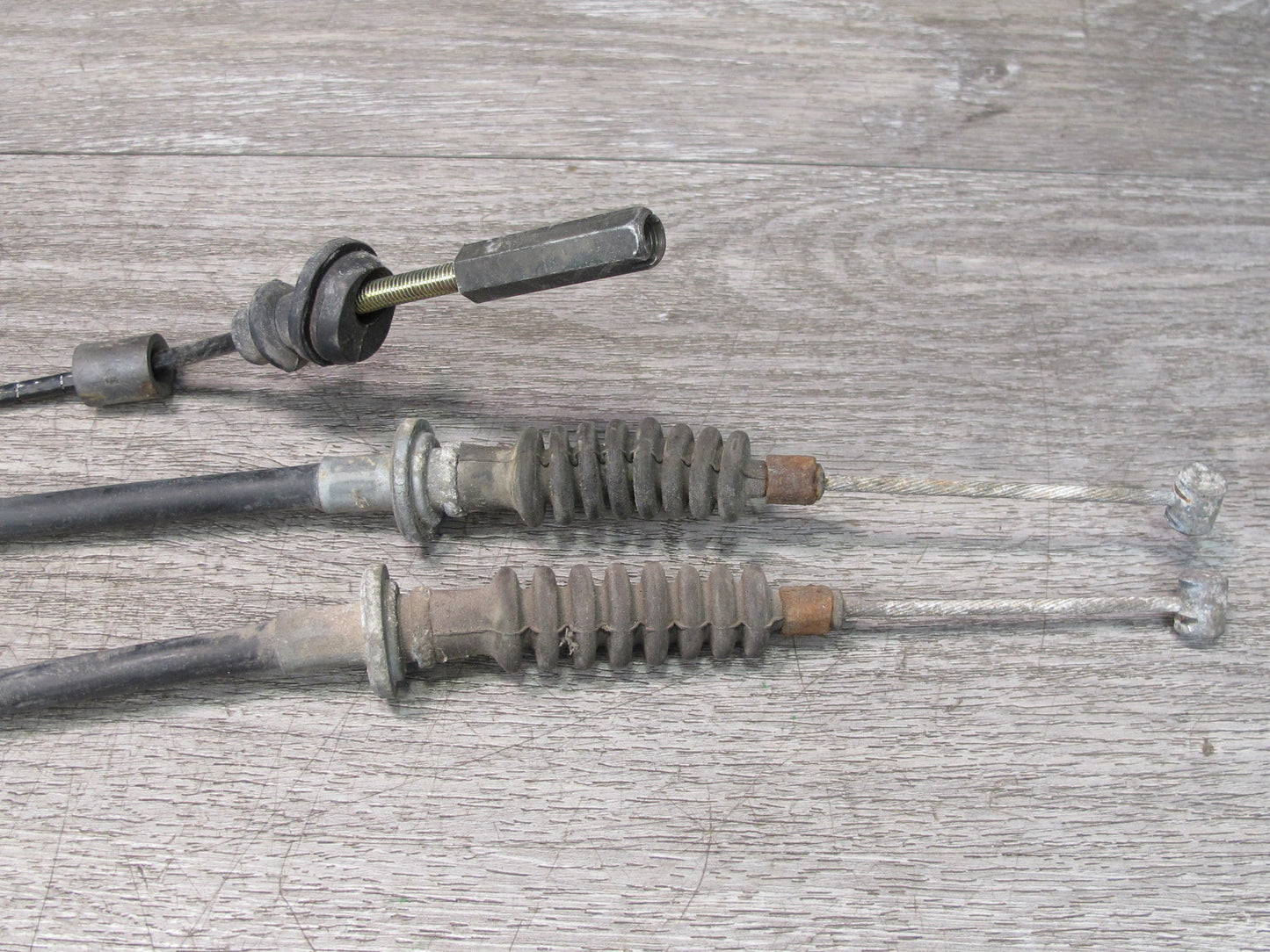 86-91 Mazda RX7 FC3S Rear Emergency Parking Brake Cable Set OEM