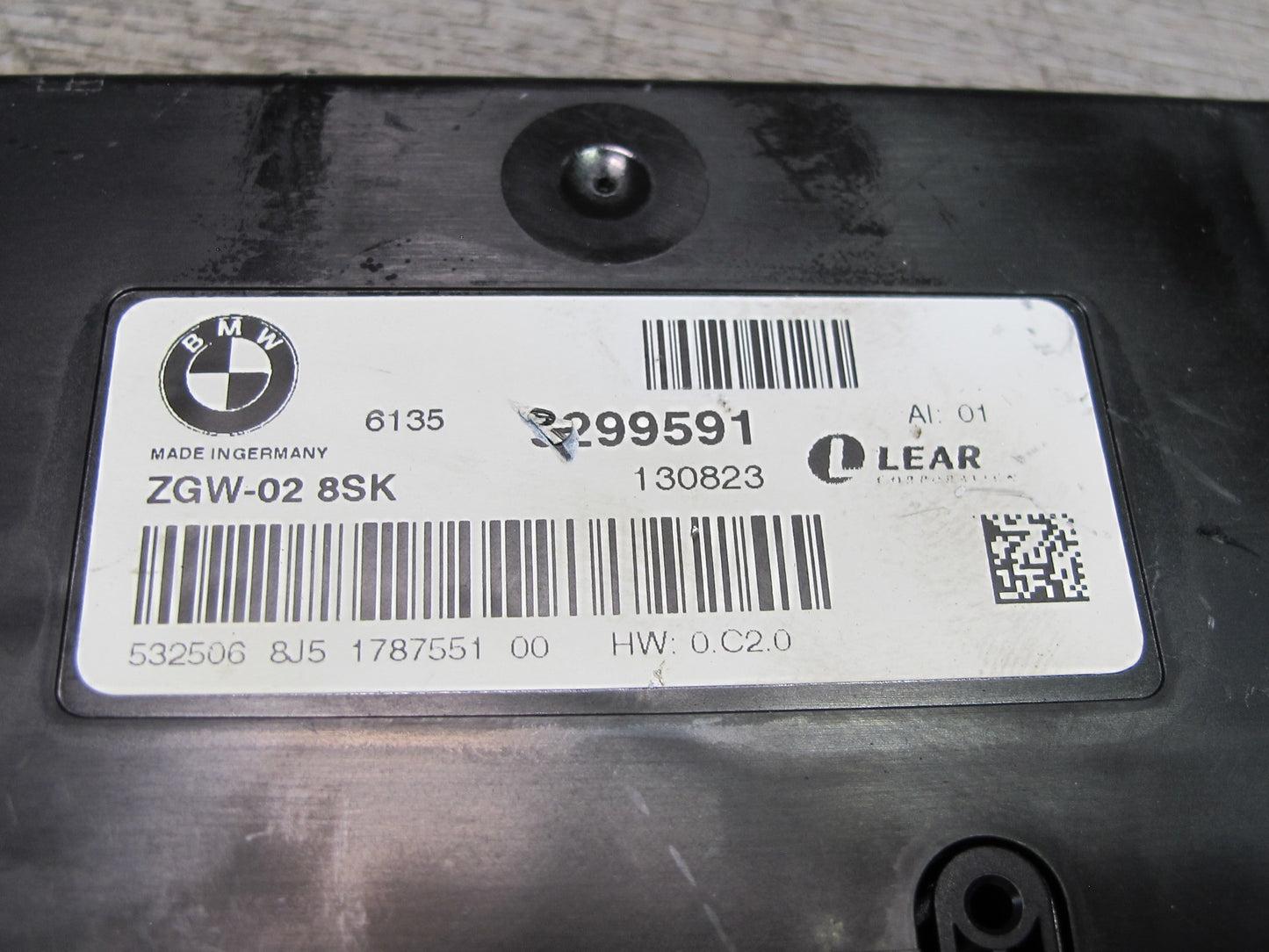 11-16 BMW F07 F10 F11 5-SERIES Central Gateway Control Module 9299591 OEM