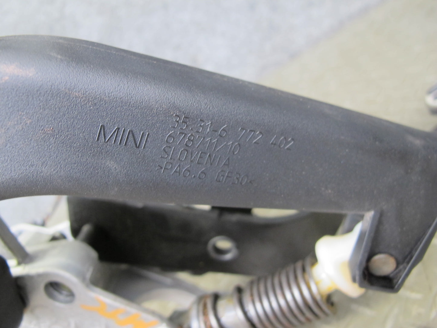 11-16 Mini Cooper S R55 R56 R57 R60 R61 M/T Gas Brake Clutch Pedal Set OEM
