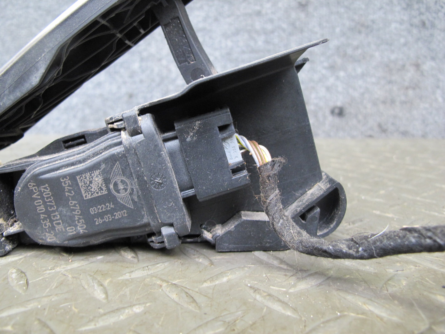 11-16 Mini Cooper S R55 R56 R57 R60 R61 M/T Gas Brake Clutch Pedal Set OEM