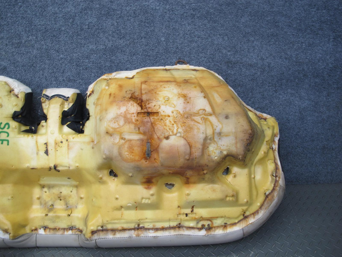 95-98 Lexus SC300 SC400 UZZ30L Rear Leather Seat Lower Cushion Ivory OEM