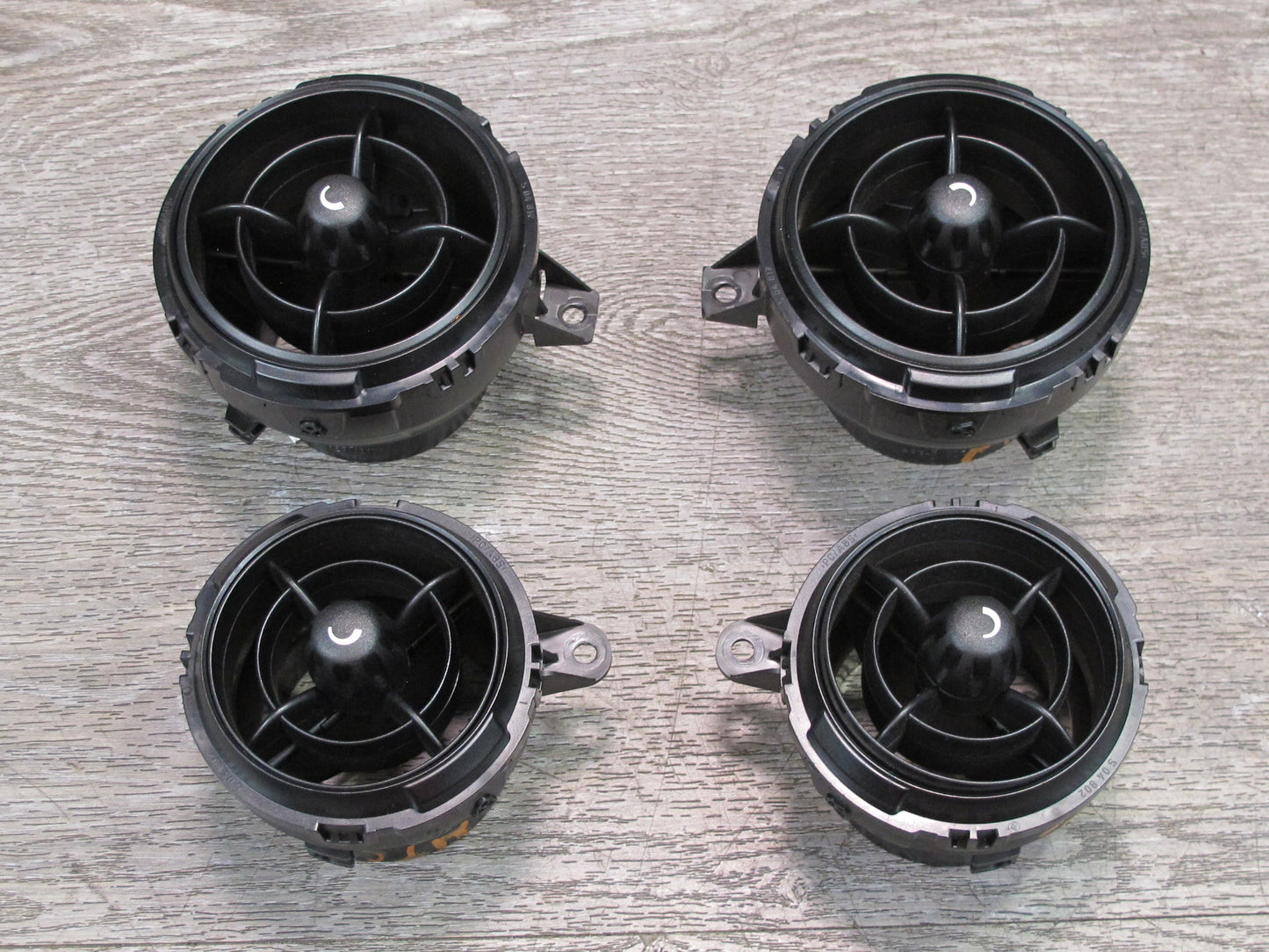 11-12 Mini Cooper S R60 Dash Speedo Air Vent Trim Bezel Cover Panel Set OEM