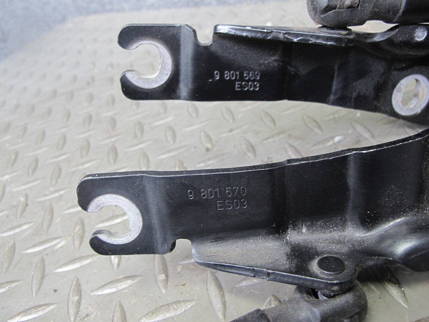 11-16 Mini Cooper R60 R61 Countryman Set of 2 Front Hood Hinge Support OEM