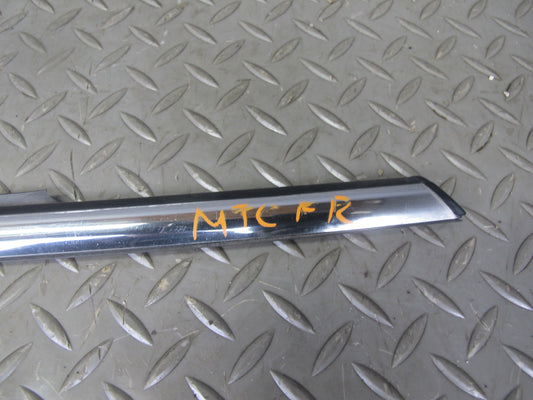 11-16 Mini Cooper R60 Set of 2 Front Door Chrome Channel Trim Molding Cover OEM