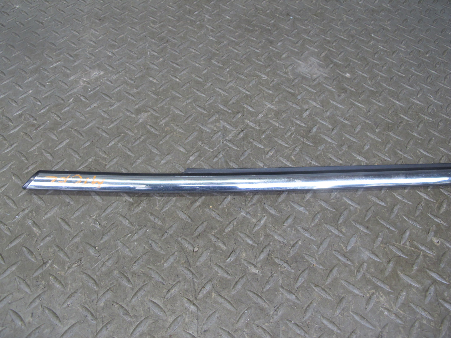 11-16 Mini Cooper R60 Set of 2 Front Door Chrome Channel Trim Molding Cover OEM