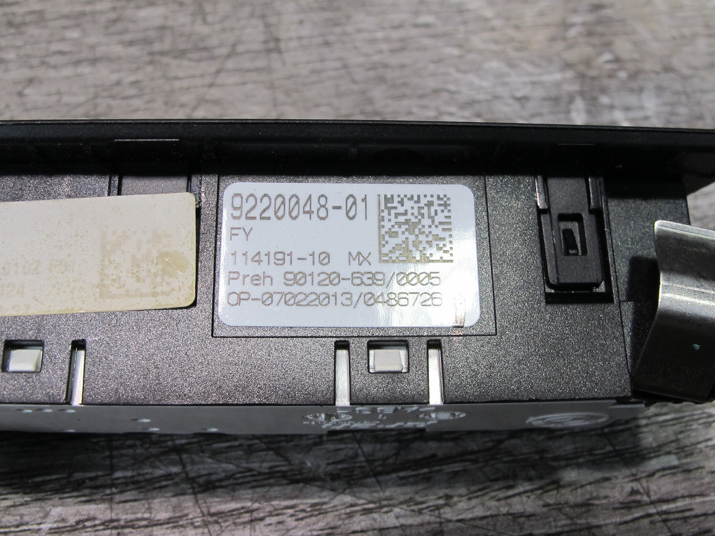 11-16 BMW F10 5-SERIES Head UP HUD Display Lane Assist Button Switch 9220048 OEM