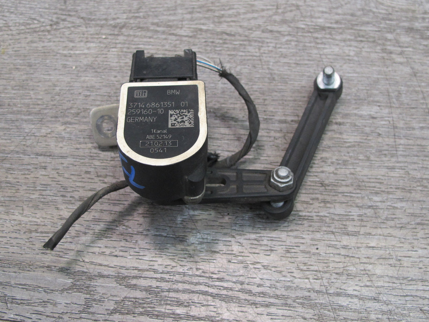 11-16 BMW F07 F10 F11 5-SERIES Front Left Suspension Height Level Sensor OEM