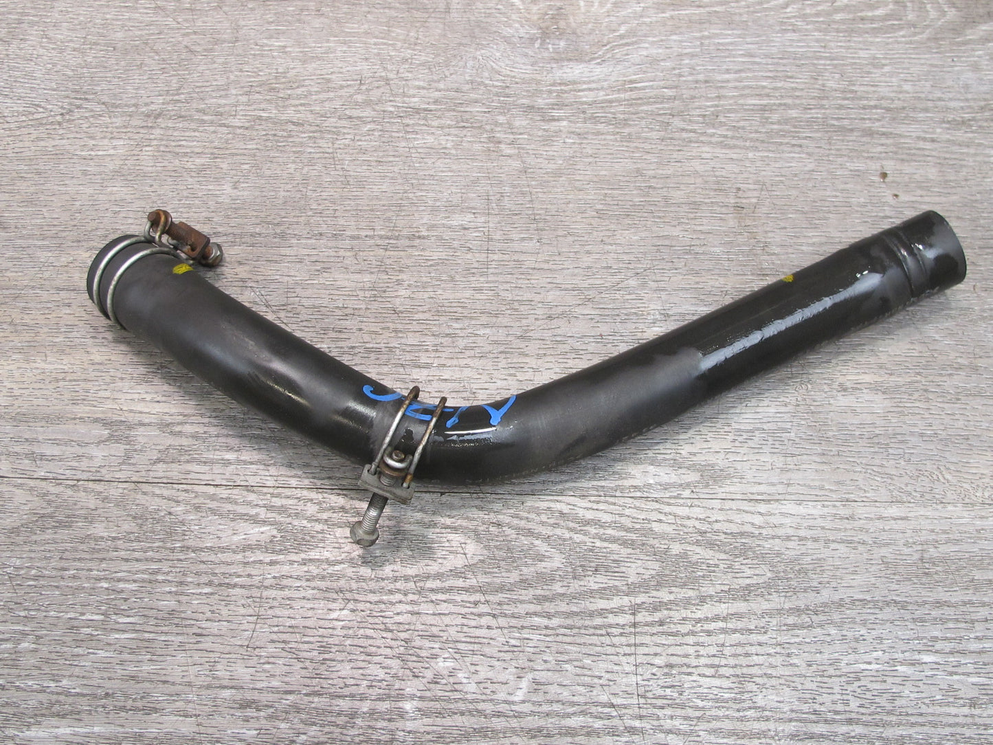 04-06 Nissan 350Z Convertible VQ35DE Fuel Filler Neck w Shield & Hose Set OEM